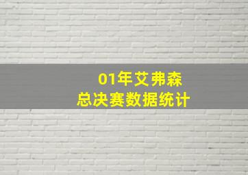 01年艾弗森总决赛数据统计