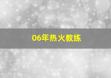 06年热火教练