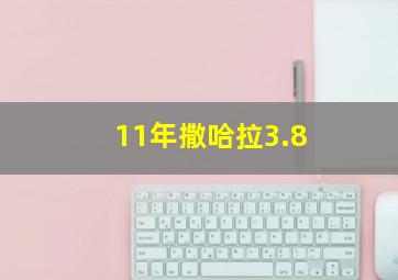 11年撒哈拉3.8