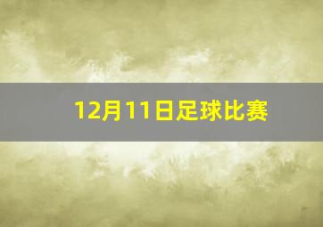 12月11日足球比赛