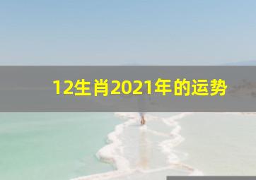 12生肖2021年的运势