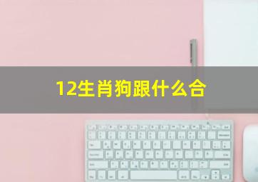 12生肖狗跟什么合