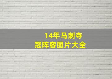 14年马刺夺冠阵容图片大全