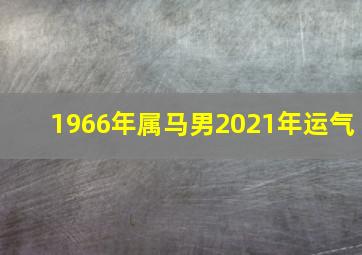 1966年属马男2021年运气