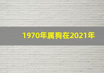 1970年属狗在2021年