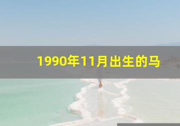 1990年11月出生的马