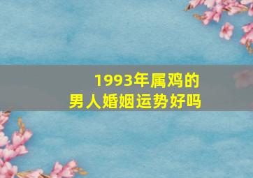 1993年属鸡的男人婚姻运势好吗