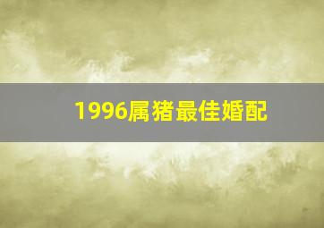 1996属猪最佳婚配