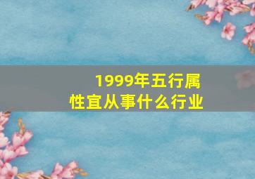 1999年五行属性宜从事什么行业