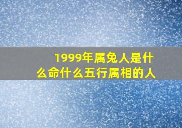 1999年属兔人是什么命什么五行属相的人