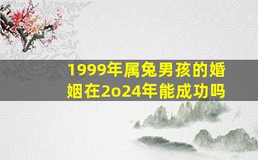 1999年属兔男孩的婚姻在2o24年能成功吗