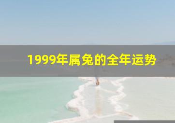 1999年属兔的全年运势