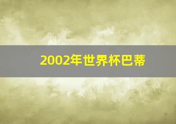 2002年世界杯巴蒂