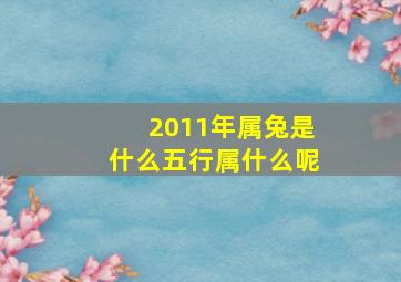 2011年属兔是什么五行属什么呢