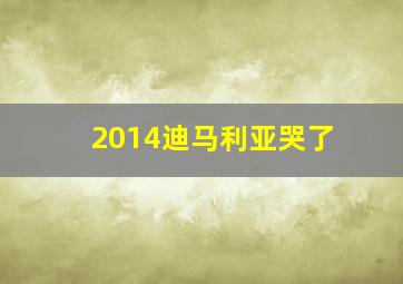 2014迪马利亚哭了