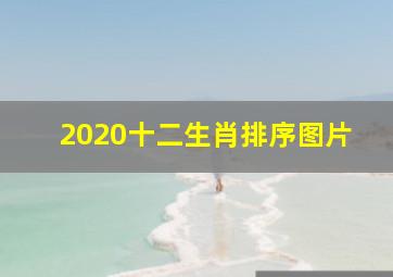 2020十二生肖排序图片