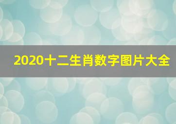 2020十二生肖数字图片大全