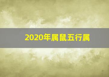 2020年属鼠五行属