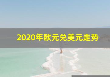 2020年欧元兑美元走势