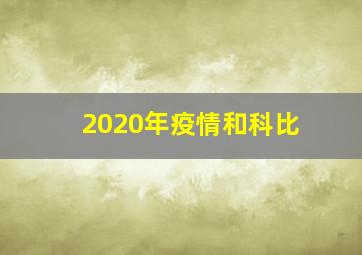 2020年疫情和科比