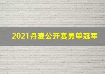 2021丹麦公开赛男单冠军