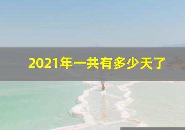 2021年一共有多少天了