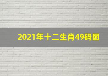 2021年十二生肖49码图