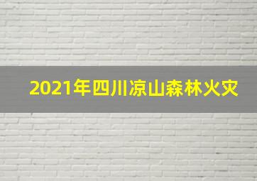 2021年四川凉山森林火灾