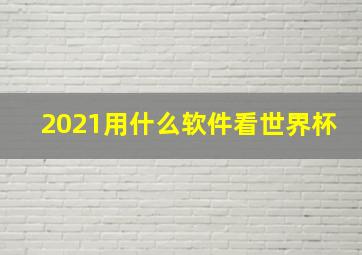 2021用什么软件看世界杯