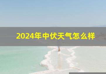 2024年中伏天气怎么样