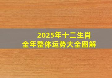 2025年十二生肖全年整体运势大全图解