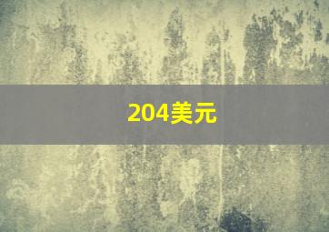 204美元