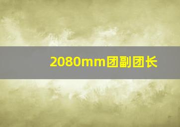 2080mm团副团长