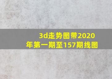 3d走势图带2020年第一期至157期线图