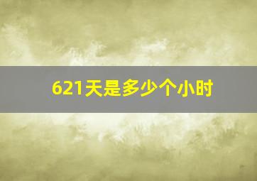 621天是多少个小时