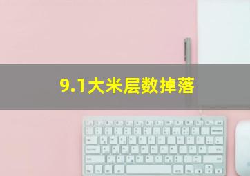 9.1大米层数掉落