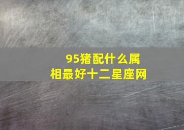 95猪配什么属相最好十二星座网