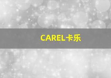 CAREL卡乐