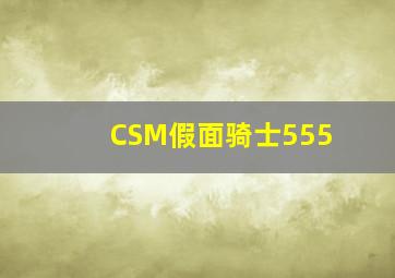 CSM假面骑士555