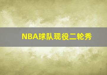 NBA球队现役二轮秀