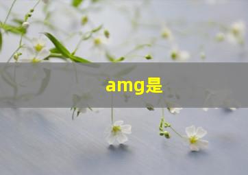 amg是