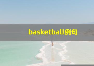 basketball例句