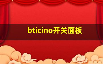 bticino开关面板