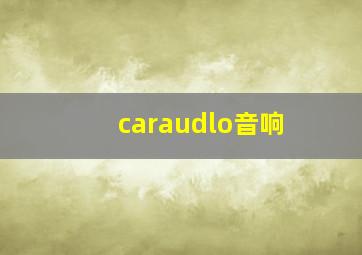 caraudlo音响