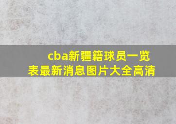 cba新疆籍球员一览表最新消息图片大全高清