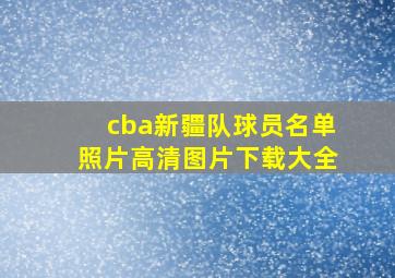 cba新疆队球员名单照片高清图片下载大全