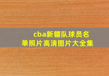 cba新疆队球员名单照片高清图片大全集