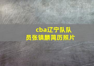 cba辽宁队队员张镇麟简历照片