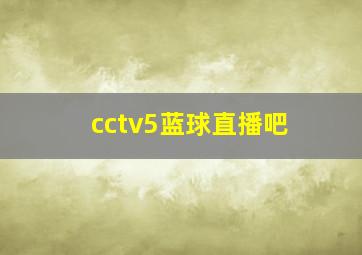 cctv5蓝球直播吧