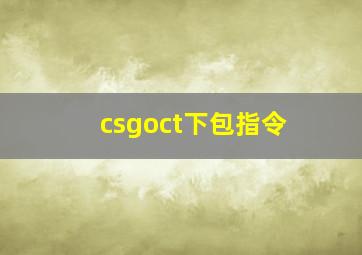 csgoct下包指令